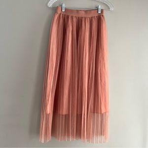 Zara old pink maxi skirt